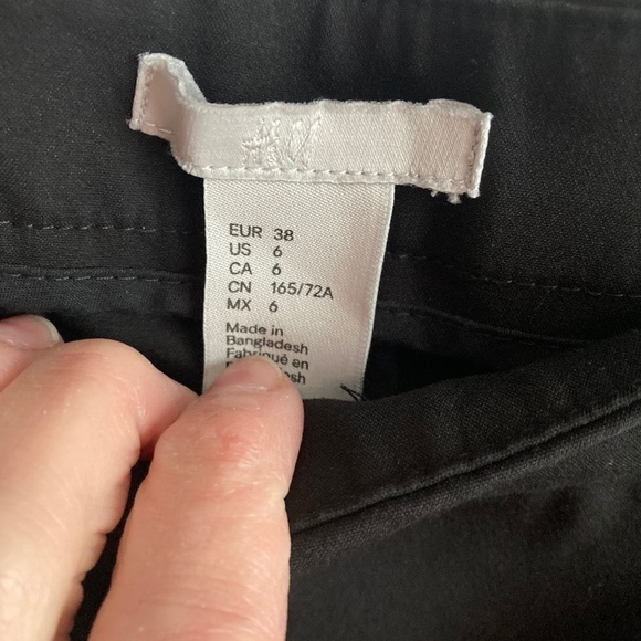 CHINOS H&M Black dress pants size 6 - Picture 4 of 9